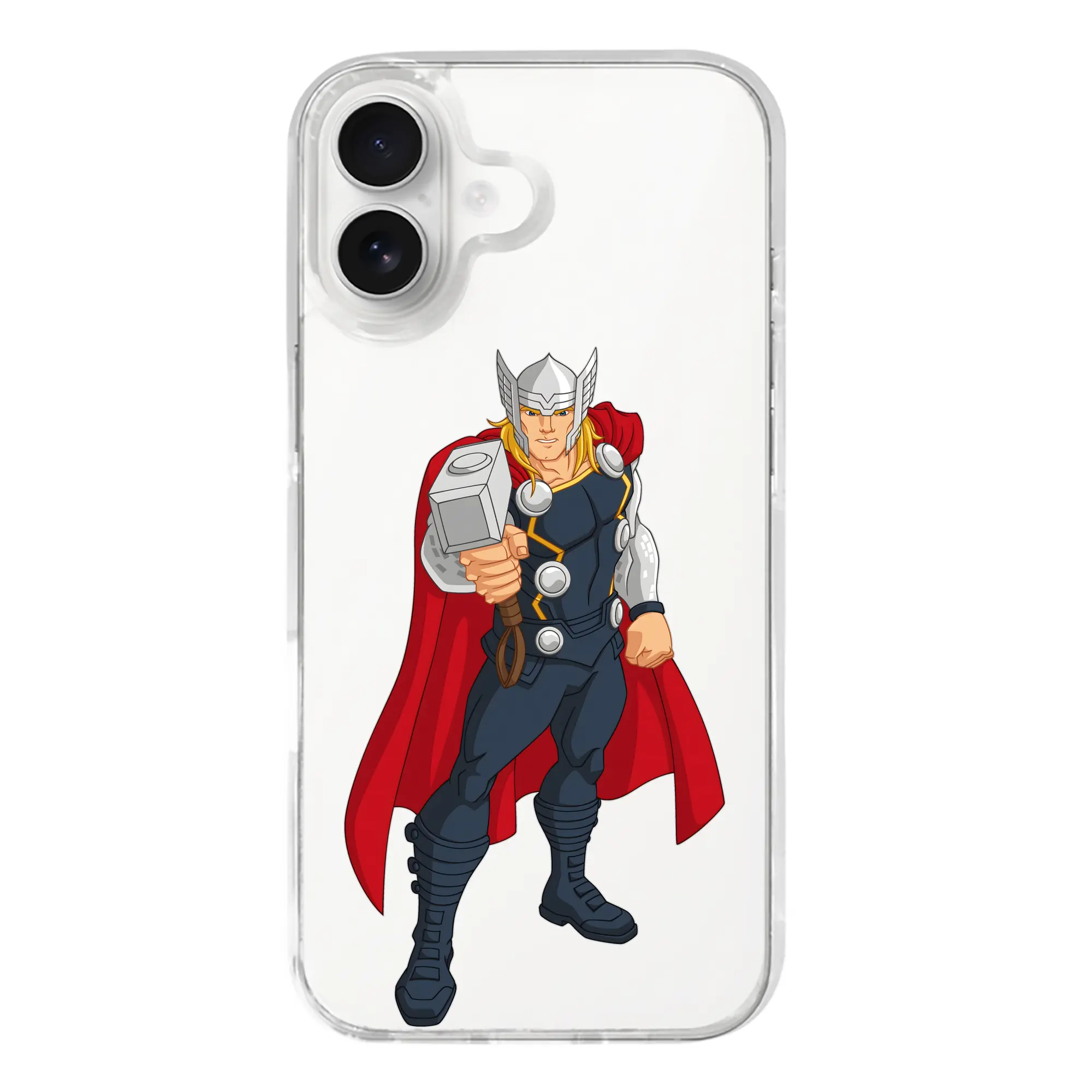 アベンジャーズ (Avenjāzu) グッズ マイティ・ソー（Thor） - iPhone 17シリーズ 透明スマホケース – 薄型・耐衝撃・精密フィット保護カバー
